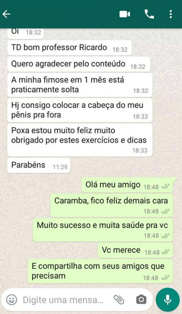 depoimento tratamento FFC - Extermínando a FFC